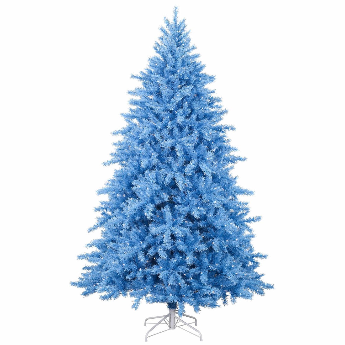 Treetopia Baby Blue 6 Foot Prelit Christmas Tree with Lights &amp; Stand (Open Box)