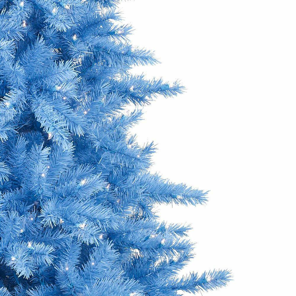 Treetopia Baby Blue 6 Foot Prelit Christmas Tree with Lights &amp; Stand (Open Box)