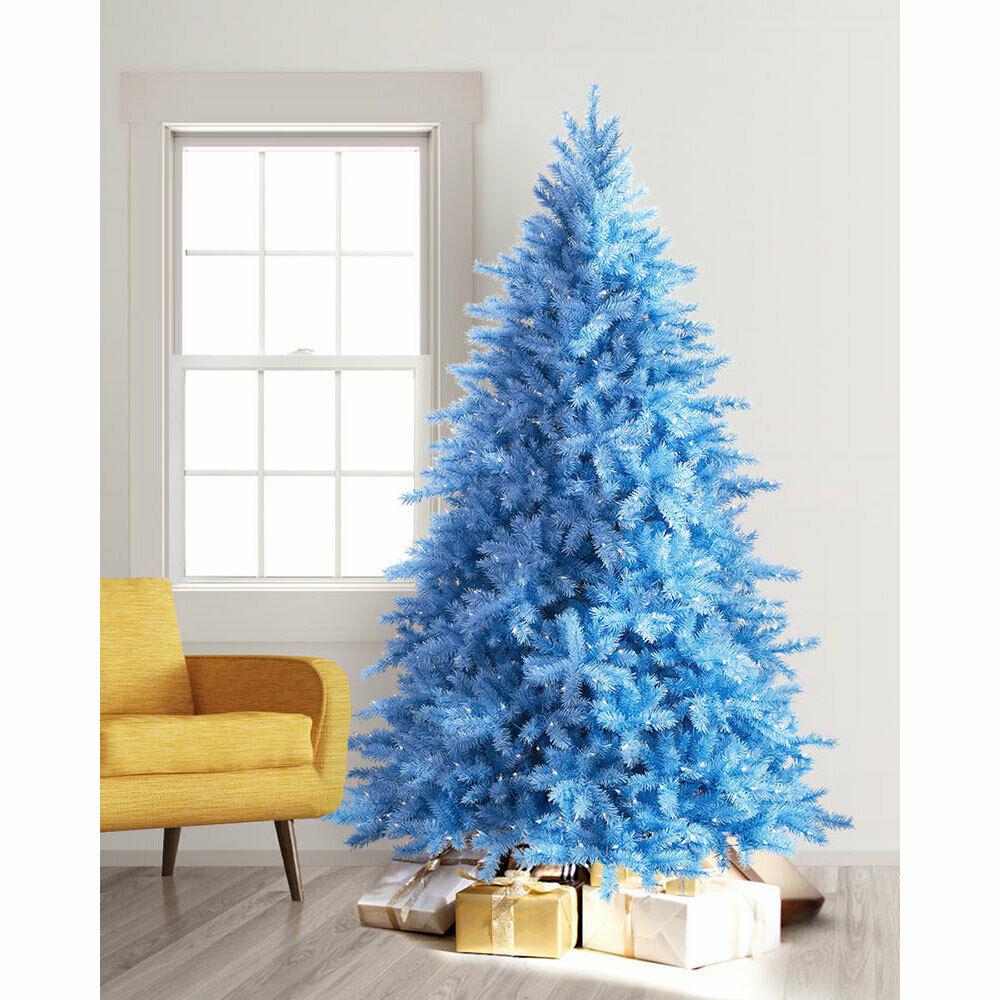 Treetopia Baby Blue 6 Foot Prelit Christmas Tree with Lights &amp; Stand (Open Box)