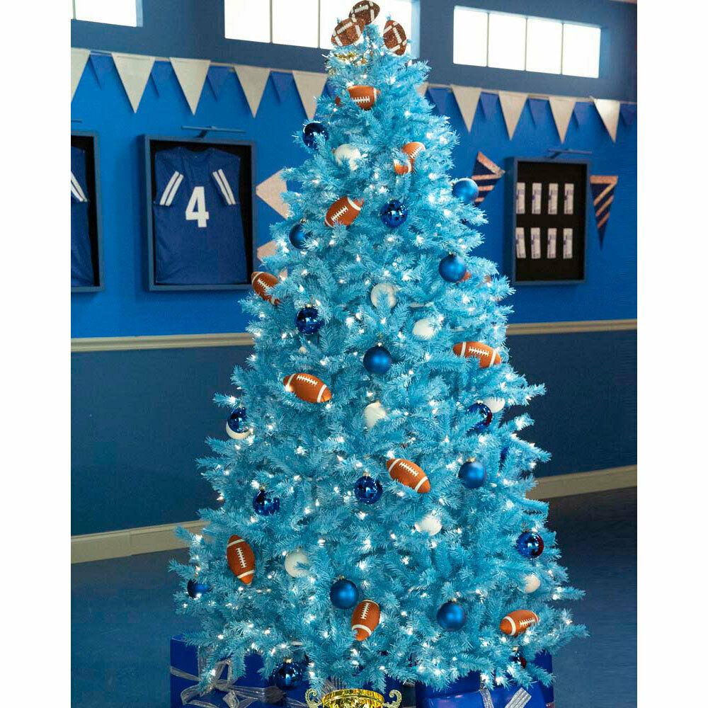 Treetopia Baby Blue 6 Foot Prelit Christmas Tree with Lights &amp; Stand (Open Box)
