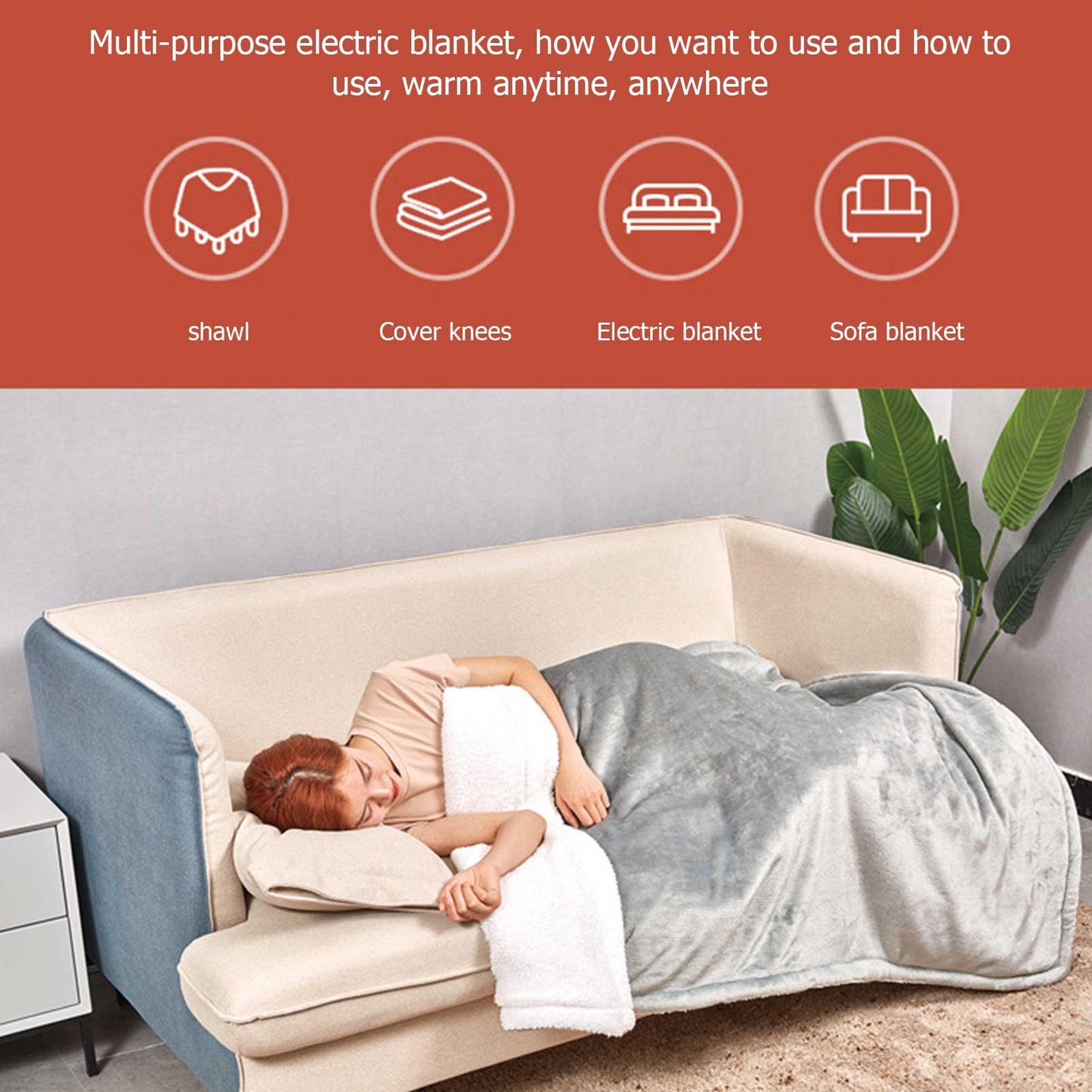 Electric Blanket Fast Heating Three-Speed Adjustment Warm Blanket