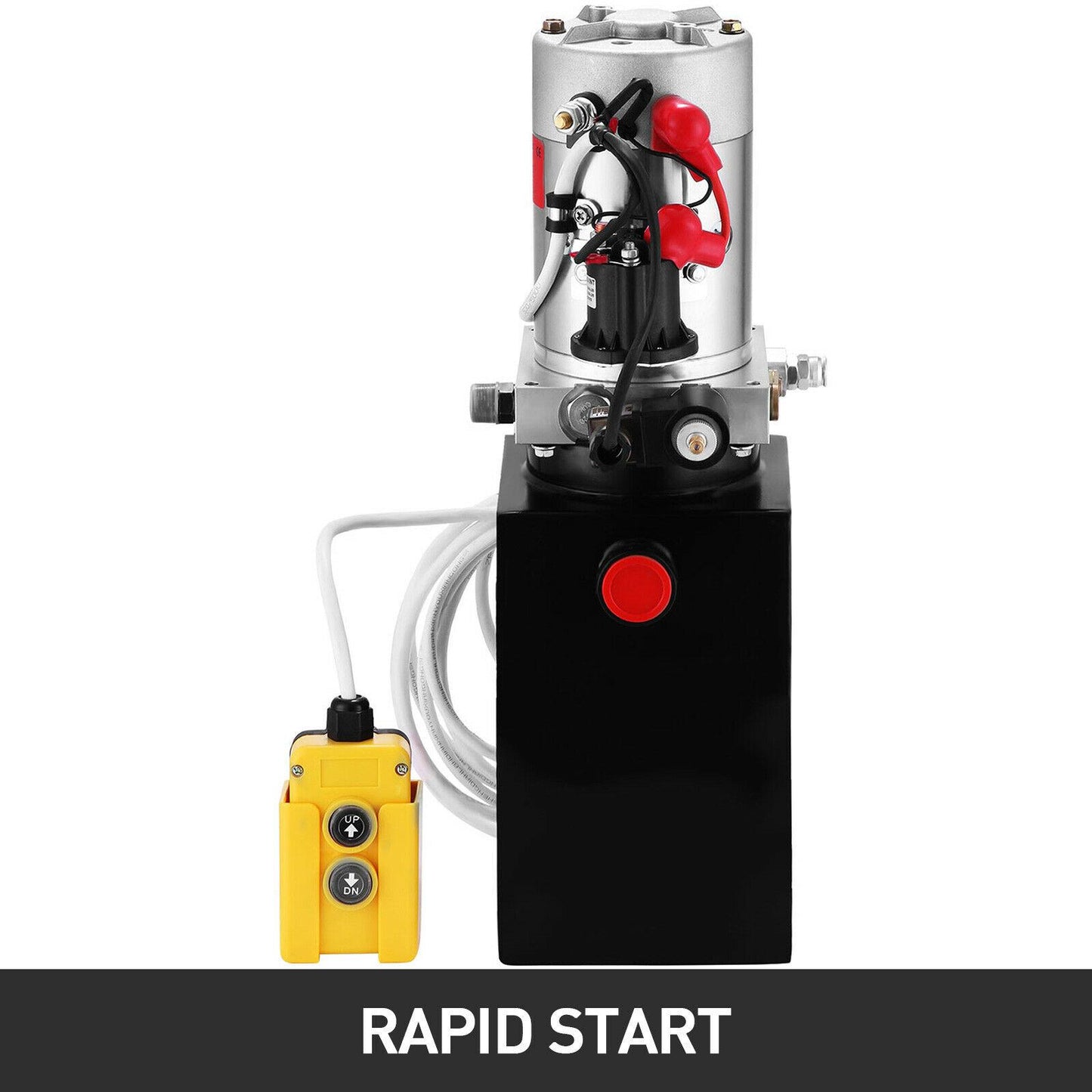 8 Quart Single Acting Hydraulic Pump Dump Trailer Unloading Control Kit Iron