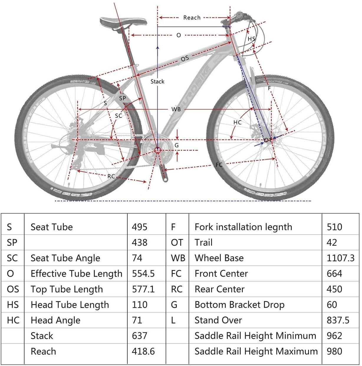 29” /27.5" Mountain Bike Lightweight Aluminum Frame Front Suspension Daul Disc Brakes 21 Speed Mens Bicycle 29er