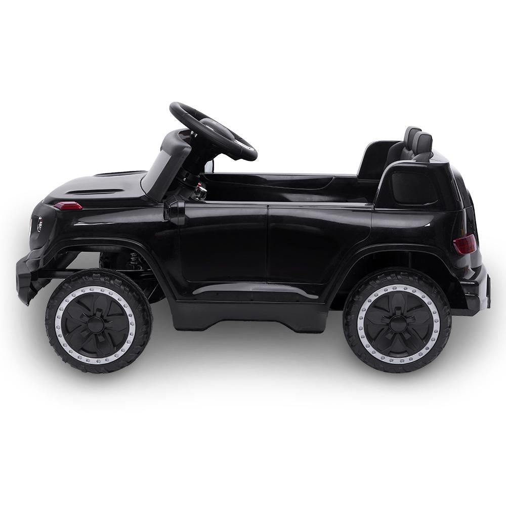 Ride on Car, Battery Powered Ride on Truck w/ Parental Remote Control & Manual Modes, Music, Horn, Lights, Volume Control Functions, Kids Electric Vehicle for 3-5 Years Old Boy Girls, Black, W4486