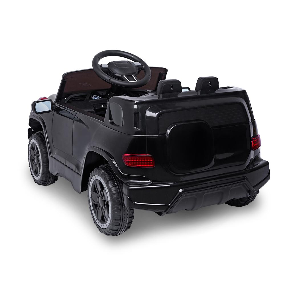 Ride on Car, Battery Powered Ride on Truck w/ Parental Remote Control & Manual Modes, Music, Horn, Lights, Volume Control Functions, Kids Electric Vehicle for 3-5 Years Old Boy Girls, Black, W4486