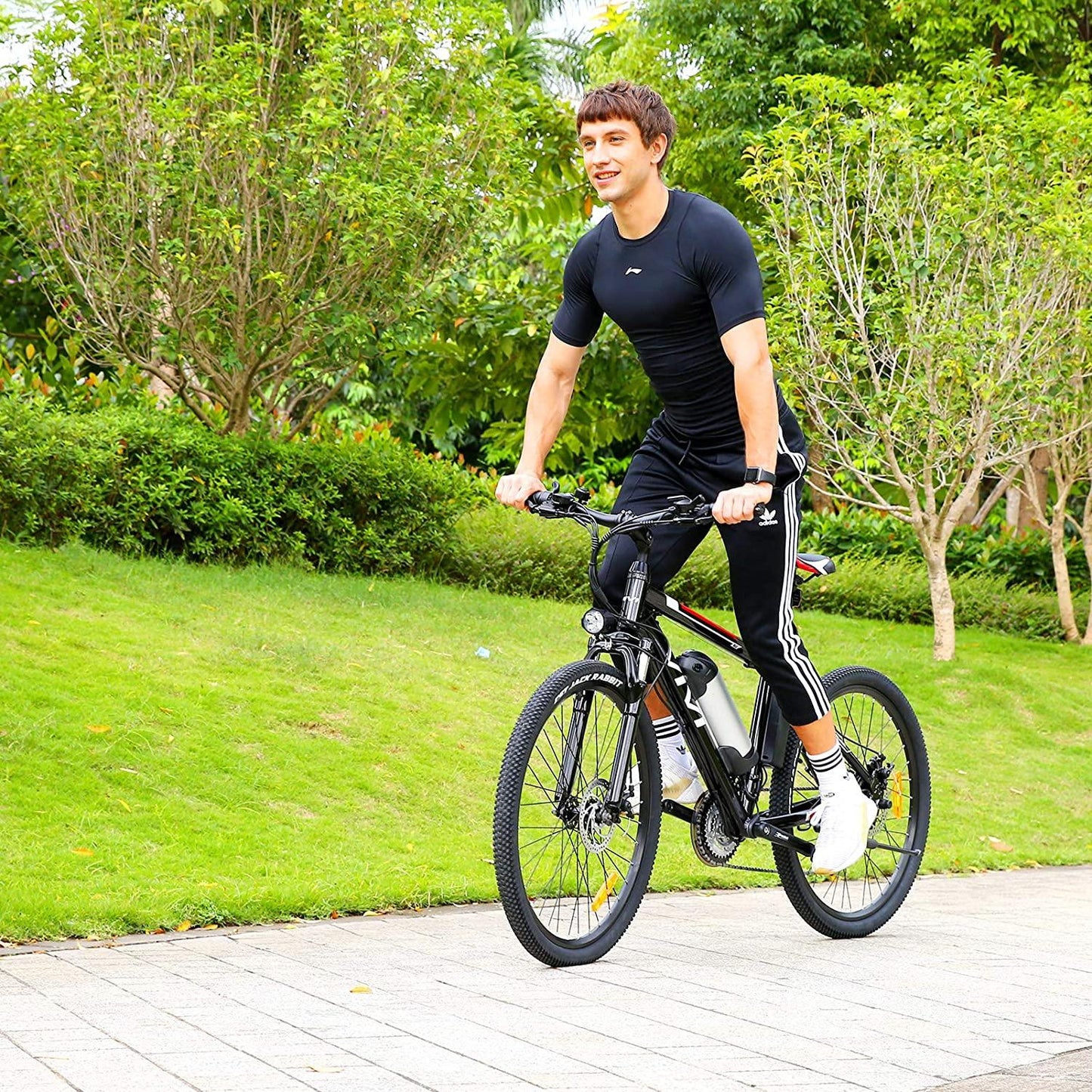 Vivi Electric Bike 26" Electric Mountain Bike, 350W/500W Ebike for Adults 20 MPH Adult Electric Bicycles with Removable 8Ah/12.5Ah Battery, Professional 21 Speed Gears, 3 Riding Modes