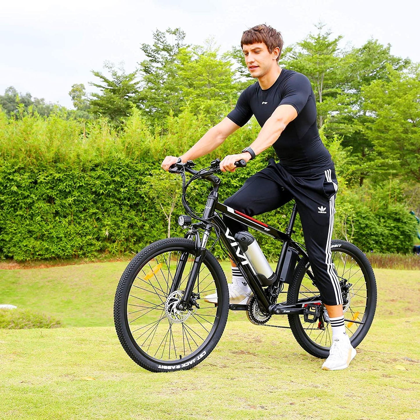 Vivi Electric Bike 26" Electric Mountain Bike, 350W/500W Ebike for Adults 20 MPH Adult Electric Bicycles with Removable 8Ah/12.5Ah Battery, Professional 21 Speed Gears, 3 Riding Modes