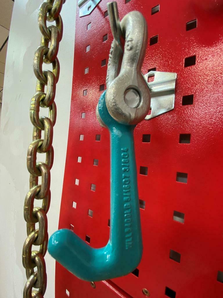 SET#14 - N711-8 G70 V Chain LarJ hooks flatbed tow truck wrecker V BRIDLE