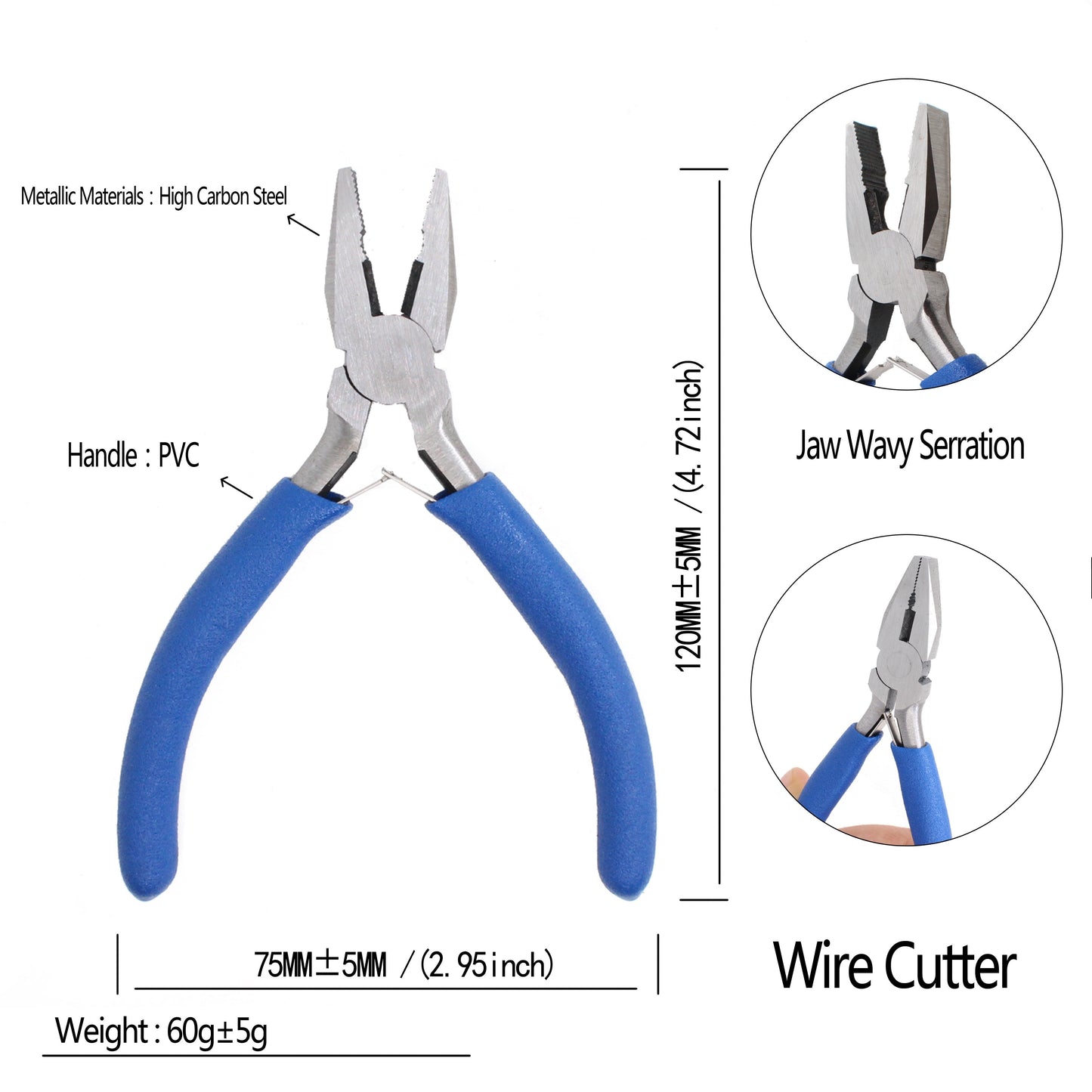 5-inch Industrial Grade Mini Pliers Set - Perfect for DIY Jewelry Repair &  Crafting!