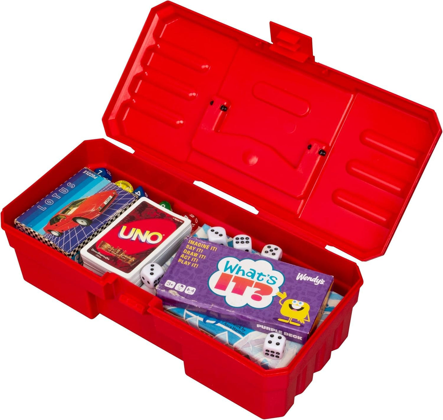 12-Inch ProBox Plastic Toolbox for Tools, Hobby or Craft StoraToolbox, Model 09912, (12-Inch x 5-1/2-Inch x 4-Inch), Red