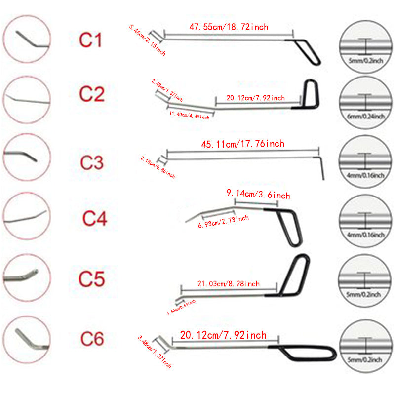Car Body Sheet Metal Paintless Dent Repair Kit Professional Workshop Automotive Hail Pit Removal Slide Hammer Remover Set