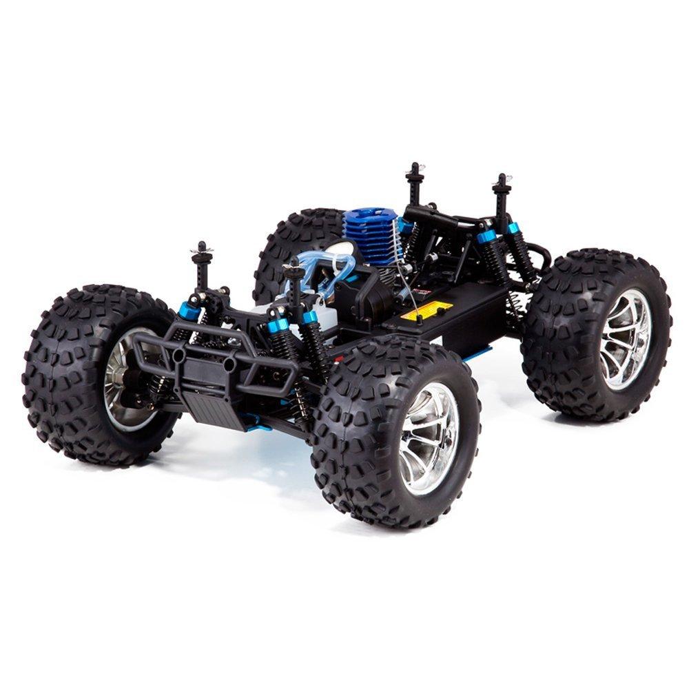 Redcat Racing Volcano S30 1:10 Scale 75cc Nitro Motor RC Monster Truck, Blue