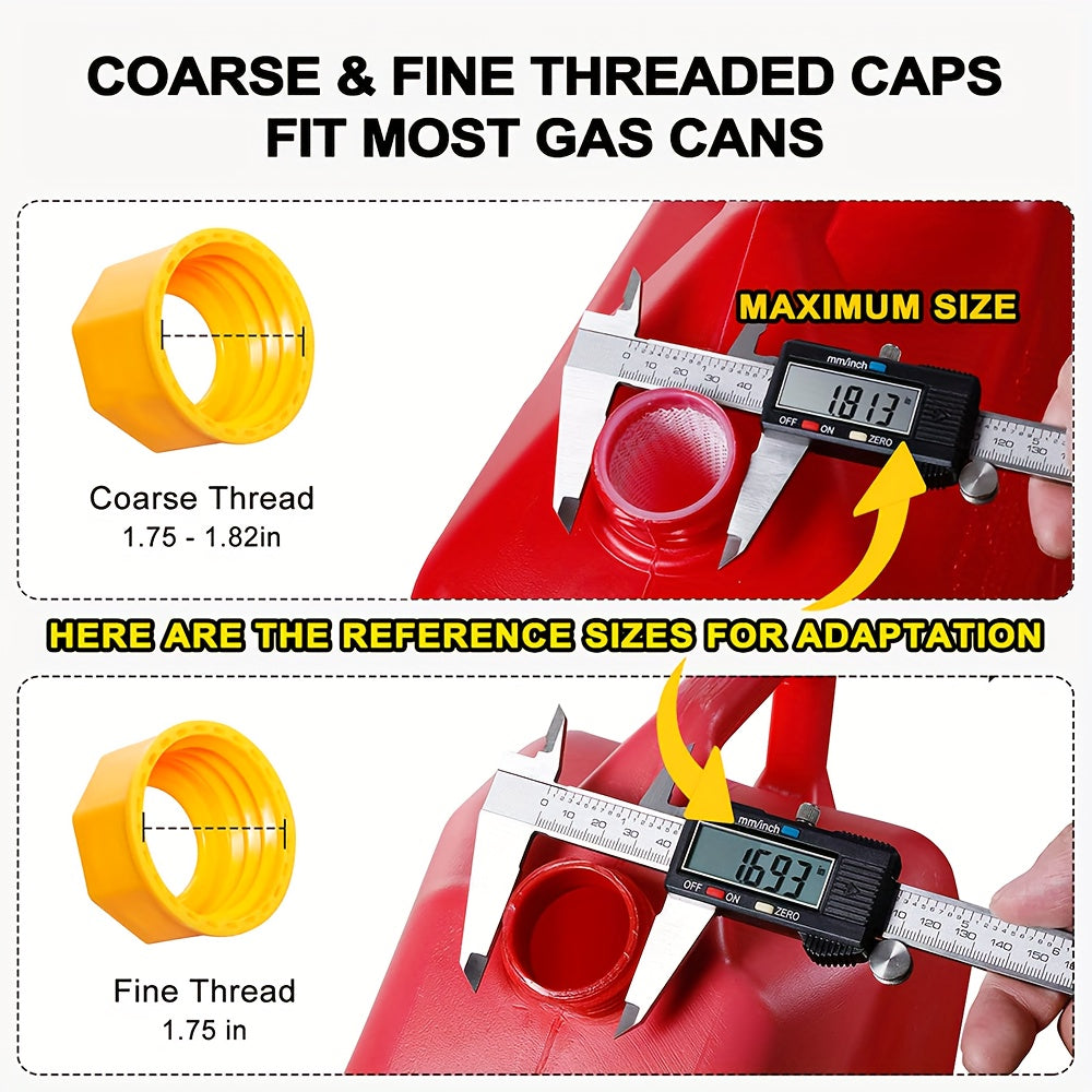 Upgrade Your Gas Can with a Durable & Easy-to-Install Spout Replacement - Fits 1/2/5/10 Gal Cans!
