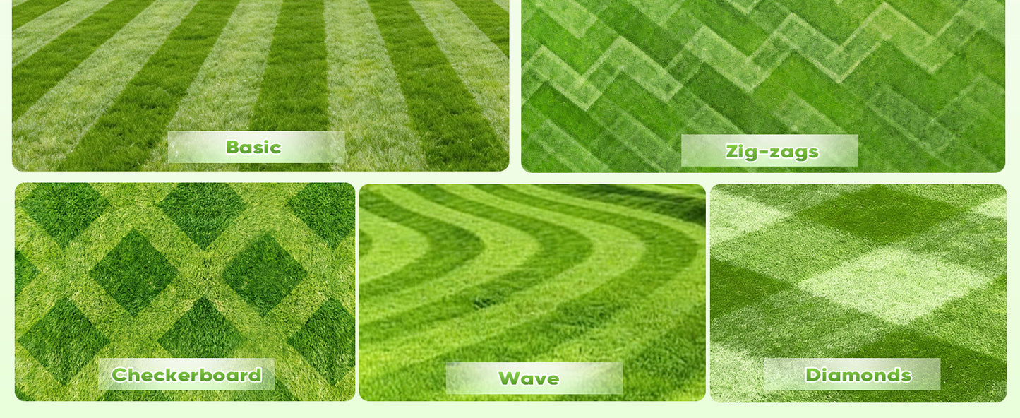 Lawn Striping Kit for EGO 21" Walk Behind Mowers - LM2100 Series, Flexible Turning Lawn Striper with Easy-Fill Water Port, Heavy Duty Steel Roller for Garden Professional Grass Stripes